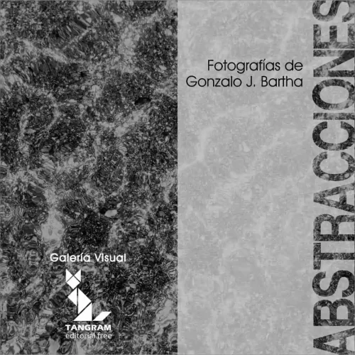 Tapa del catalogo correspondiente a la serie fotográfica Abstracciones de Gonzalo J. Bartha